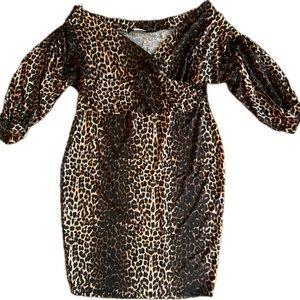 🐾🔥 Unleash Your Inner Diva! Fashion Nova Leopard Print Dress 🔥🐾